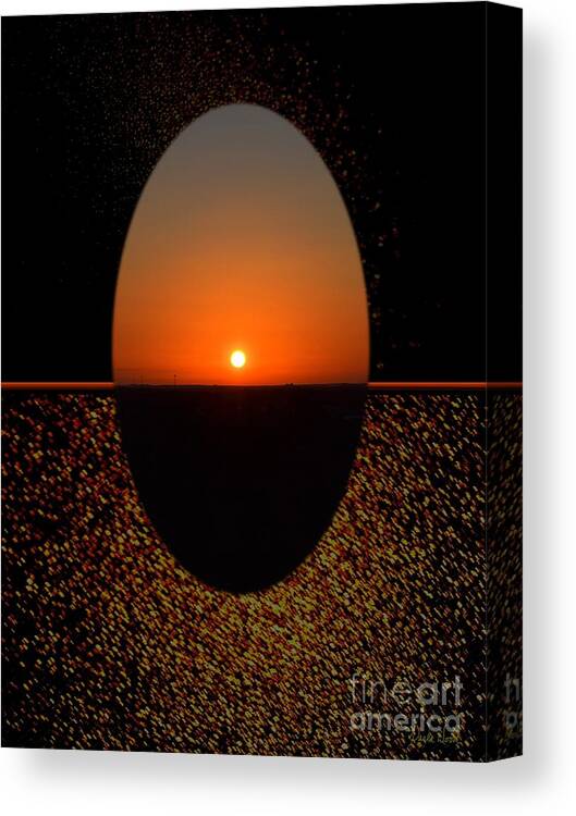 Going Down Under Canvas Print featuring the digital art Going Down Under by Darla Wood