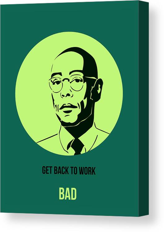 Breaking Bad Canvas Print featuring the digital art Gustavo Fring Poster 2 by Naxart Studio