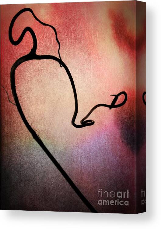 Abstract Canvas Print featuring the photograph Hankering by Binka Kirova