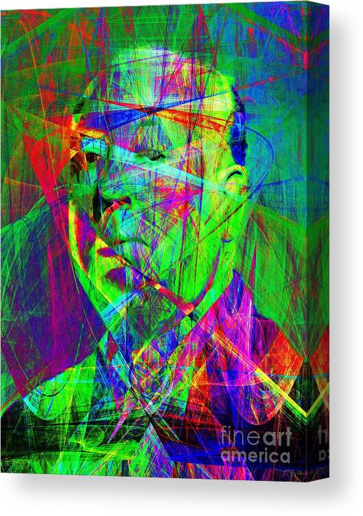 Alfred Hitchcock Canvas Print featuring the photograph Hitchcock 20130618p120 by Wingsdomain Art and Photography