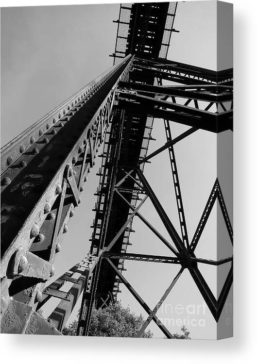 Train Canvas Print featuring the photograph Iron Giant by Paul Foutz