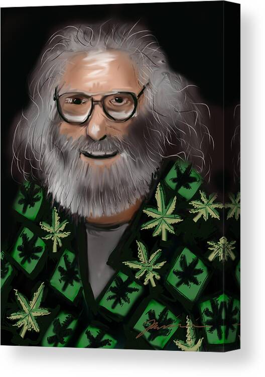 Man Canvas Print featuring the painting Joe by Jean Pacheco Ravinski