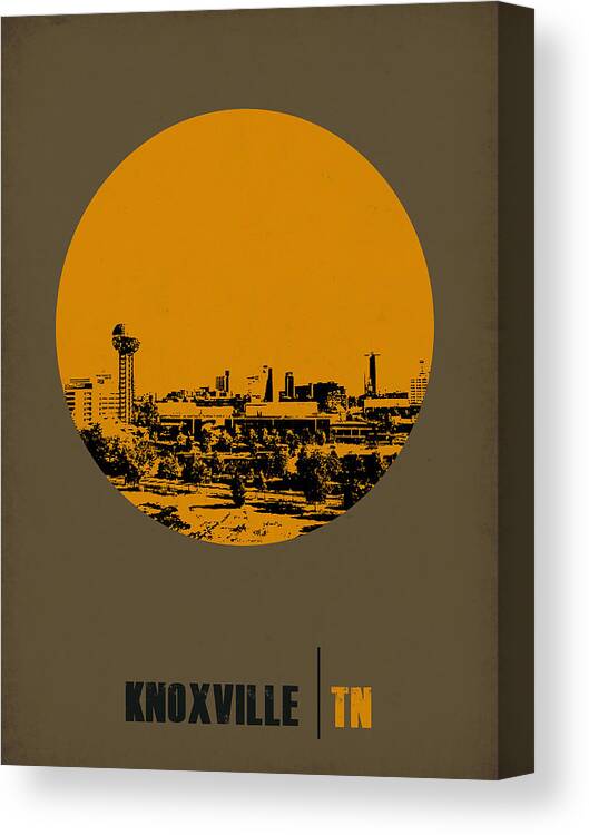 Knoxville Canvas Print featuring the photograph Knoxville Circle Poster 2 by Naxart Studio