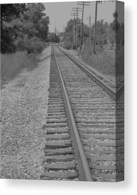 Guy Ricketts Art And Photography Canvas Print featuring the photograph Life's Worn Out Track by Guy Ricketts