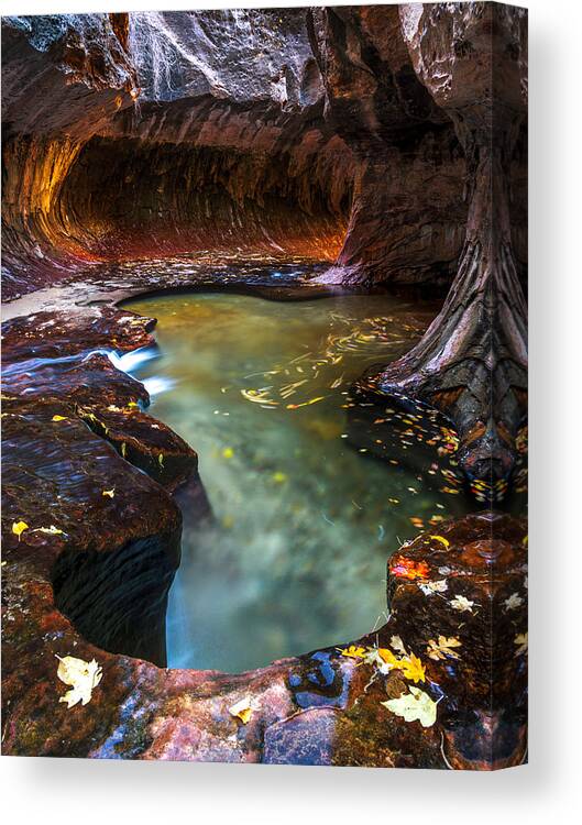 Utah Canvas Print featuring the photograph Light Passage by Dustin LeFevre