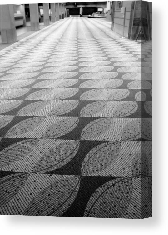 Alone Canvas Print featuring the photograph Lonely Airport by KATIE Vigil