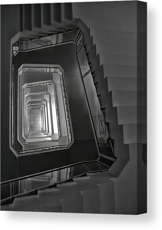 Tranquility Canvas Print featuring the photograph Looking Down Or Up by Abbasi