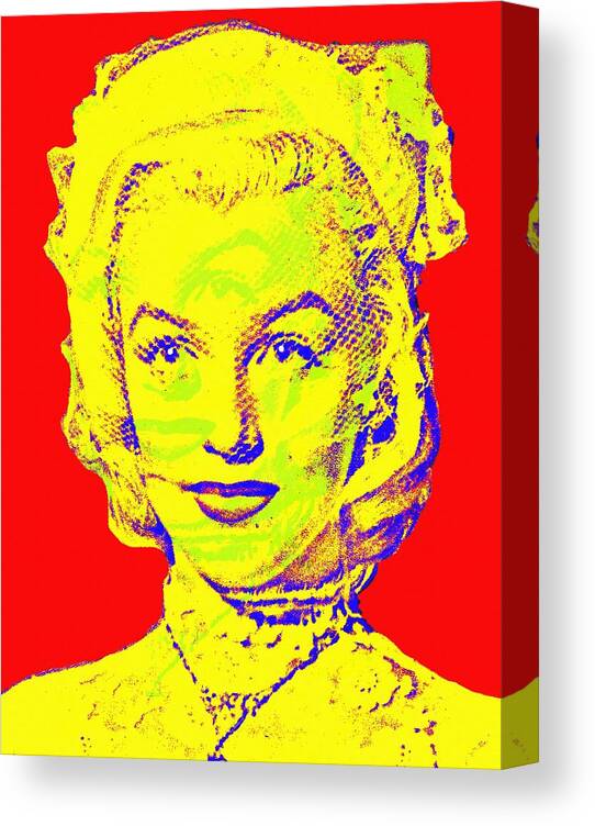Actress Canvas Print featuring the photograph Marilyn Monroe in Gentlemen Prefer Blondes by Art Cinema Gallery