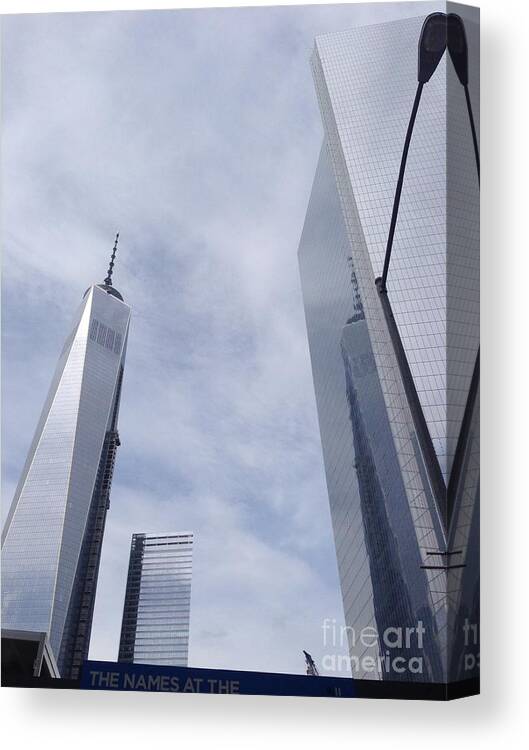 Buildings Canvas Print featuring the photograph Memorial by Deena Withycombe