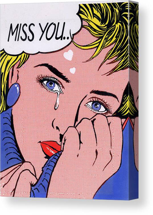 Miss You Canvas Print featuring the photograph Miss You by MGL Meiklejohn Graphics Licensing