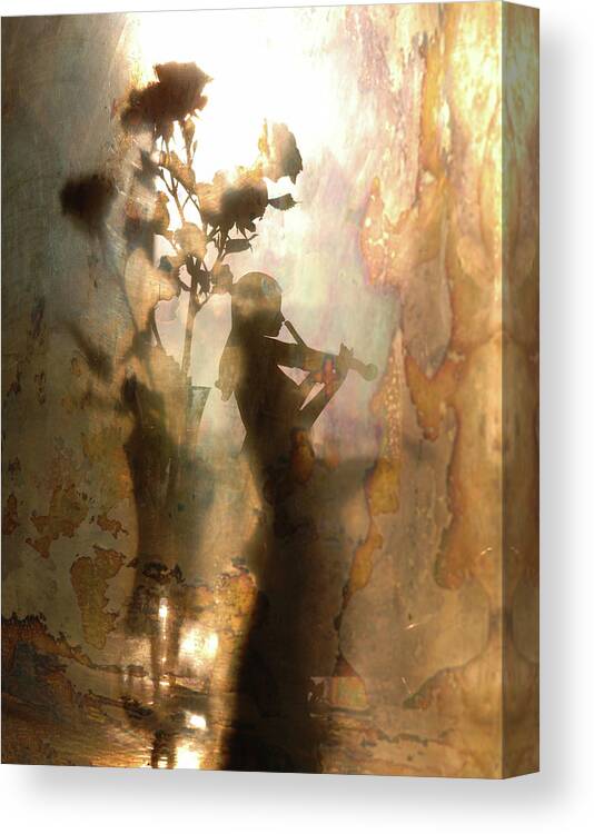 Girl Canvas Print featuring the photograph Music Of Light And Shadow by Andrey Morozov