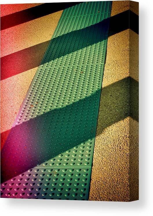 Urban Canvas Print featuring the photograph Path Of Shadows by Wendy J St Christopher