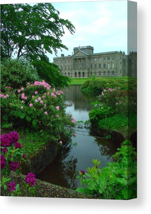 Lyme Park Canvas Print featuring the photograph Pemberley by Jessica Myscofski