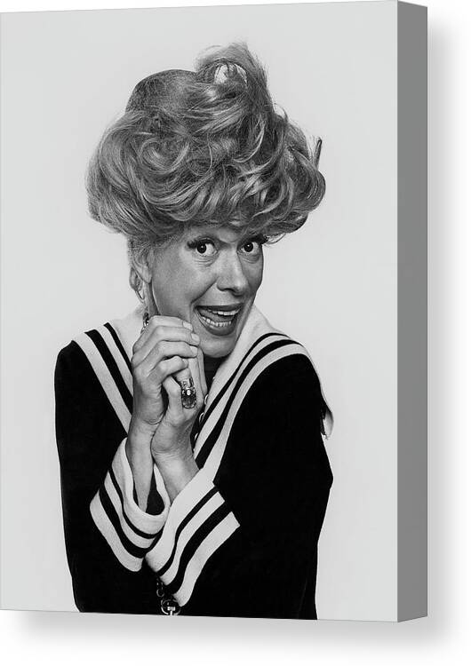 Actress Canvas Print featuring the photograph Portrait Of Carol Channing by Chadwick Hall