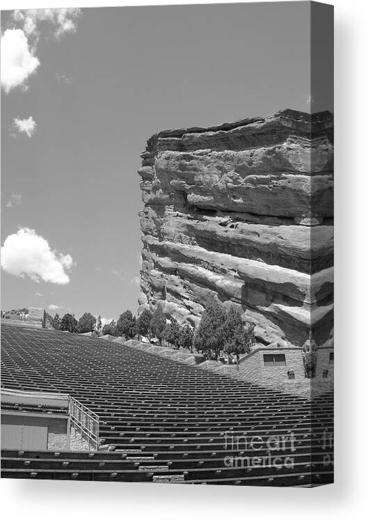 Red Rocks Canvas Print featuring the photograph Red Rocks by Barbara Bardzik