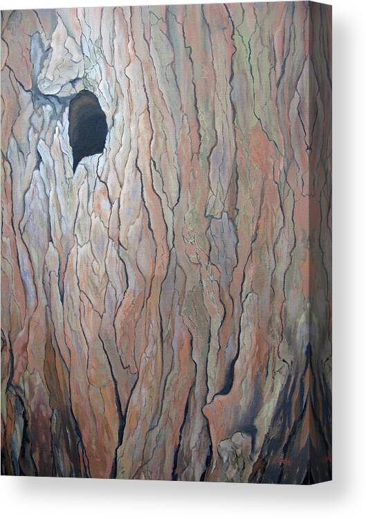 Tree Canvas Print featuring the painting Roots Take Flight by Lisa Barr