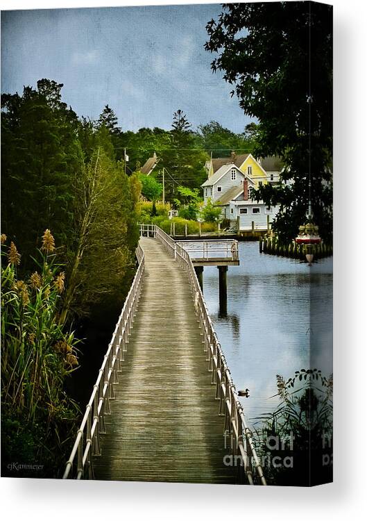 Boardwalk Canvas Print featuring the photograph Seaport by Colleen Kammerer