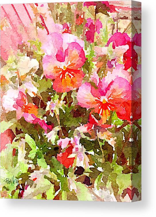 Jim Pavelle Fine Art Canvas Print featuring the digital art Spring Begins by Jim Pavelle