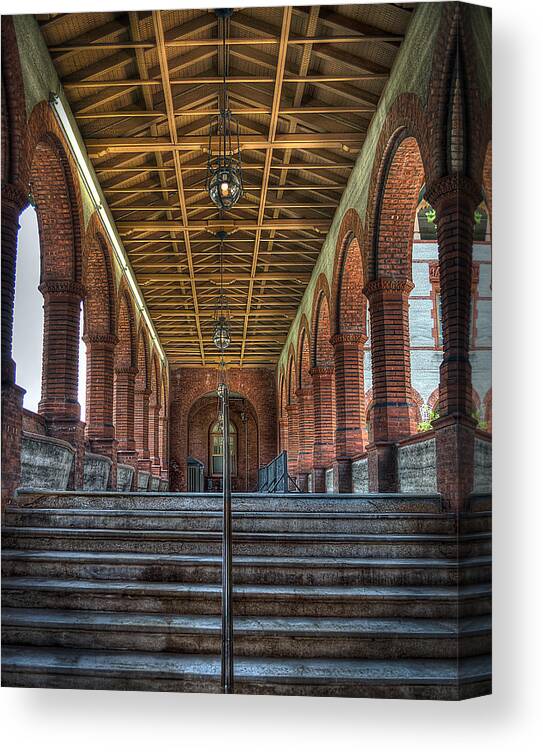 Flagler Canvas Print featuring the photograph Stairway to history by David Hart