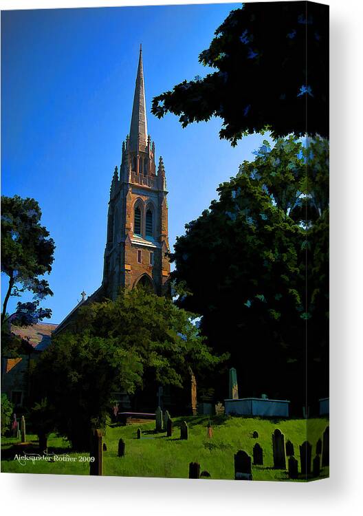 Church Canvas Print featuring the photograph St.Paul by Aleksander Rotner