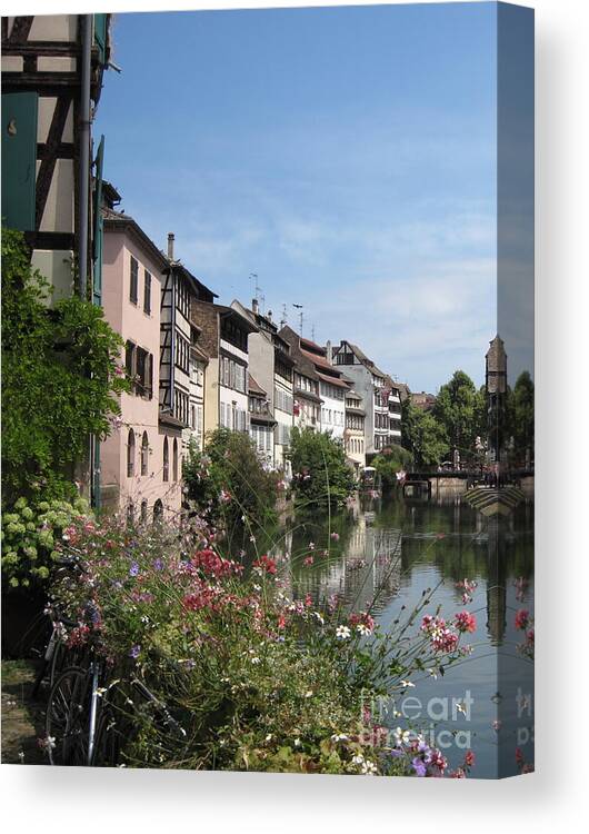 Old Canvas Print featuring the photograph Strasbourg France 4 by Amanda Mohler