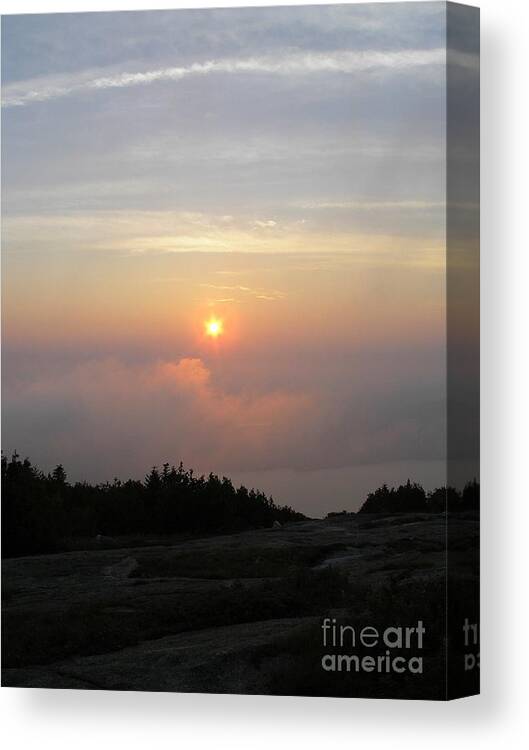 Sunset Canvas Print featuring the photograph Sunshine on My Shoulders by Elizabeth Dow