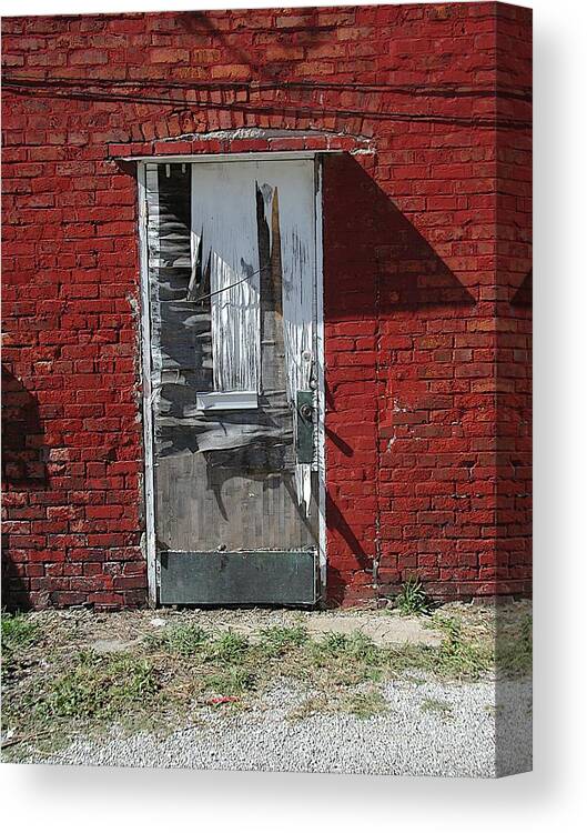 Decay Canvas Print featuring the photograph Temporary by Joseph Yarbrough
