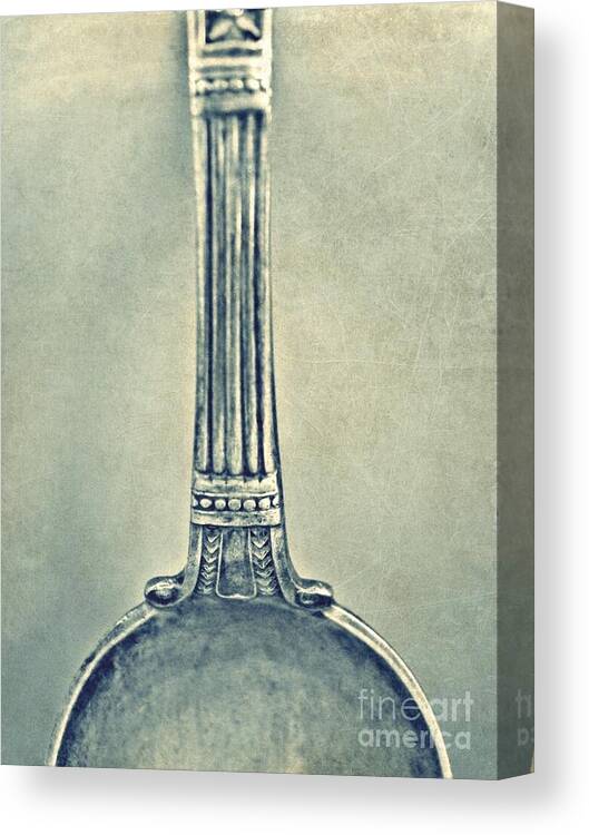 Spoon Canvas Print featuring the photograph Silver Spoon by Patricia Strand