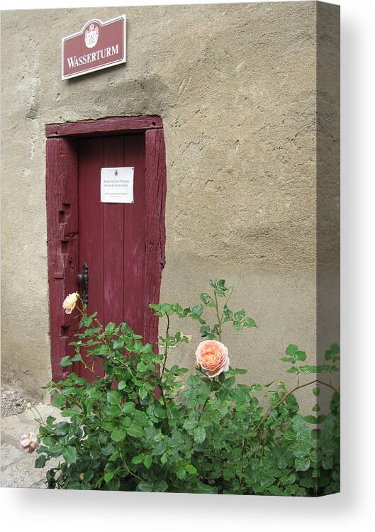 Door Canvas Print featuring the photograph The Doorway by Pema Hou