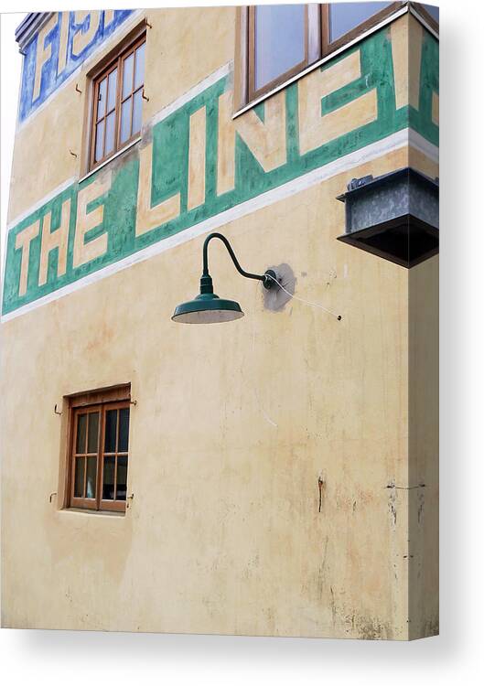 Abstract Canvas Print featuring the photograph The Line by Pamela Patch