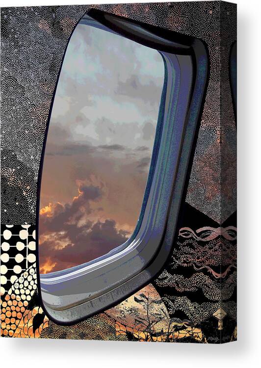 Surrealism Canvas Print featuring the digital art The Other Side Of Natural by Glenn McCarthy Art and Photography