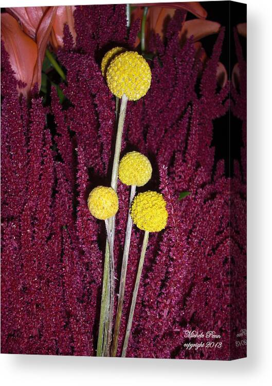 Flower Photograph Canvas Print featuring the photograph The Power of Awareness by Michele Penn