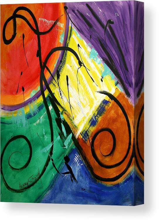 Thy Kingdom Come Canvas Print featuring the painting Thy Kingdom Come by Anthony Falbo