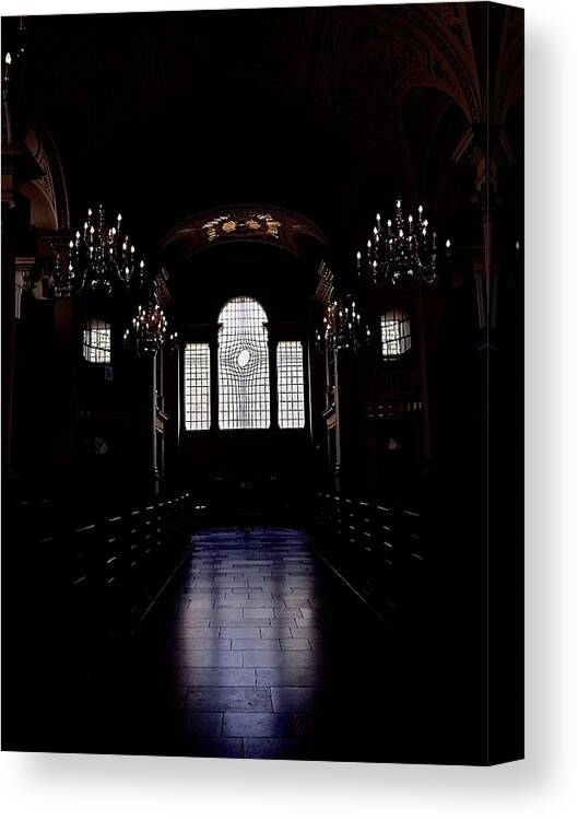 Church Canvas Print featuring the photograph Time for Prayer by Peyton Turbeville