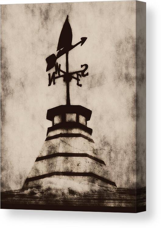 Compass Canvas Print featuring the photograph Towards South by Zinvolle Art