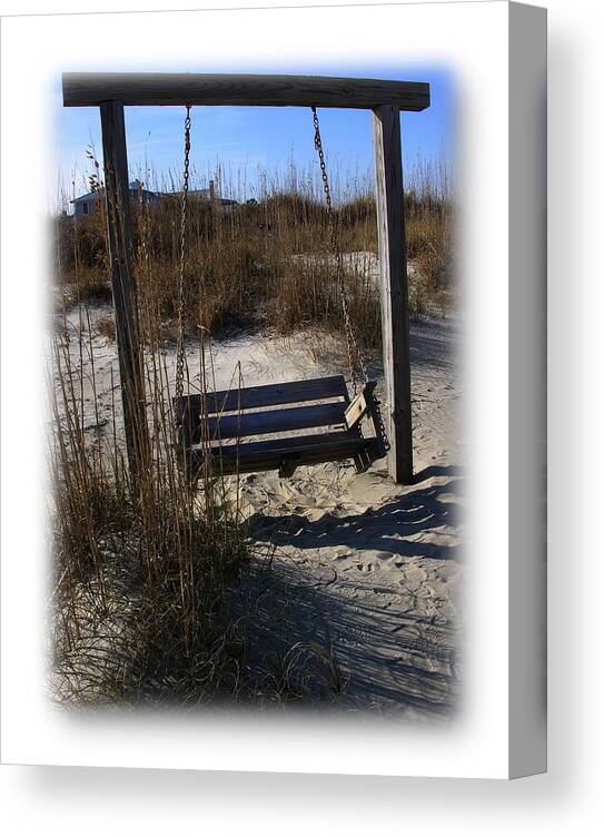  Canvas Print featuring the photograph Tybee Island Georgia by Jacqueline M Lewis