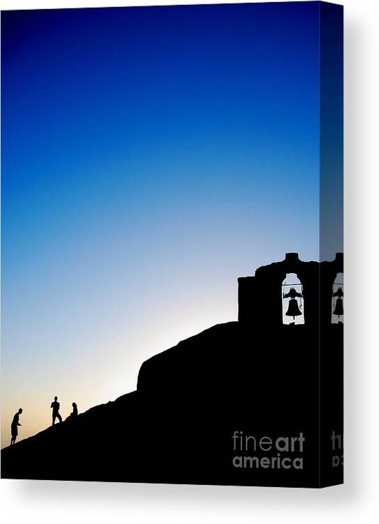 Church Canvas Print featuring the photograph Waiting For The Sun II by Hannes Cmarits