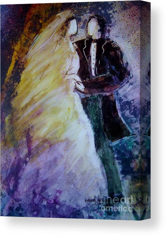 Wedding Canvas Print featuring the painting Wedding Dance by Deborah Nell