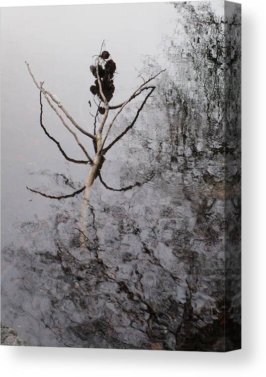 Abstract Canvas Print featuring the photograph What you make of it by Rosita Larsson
