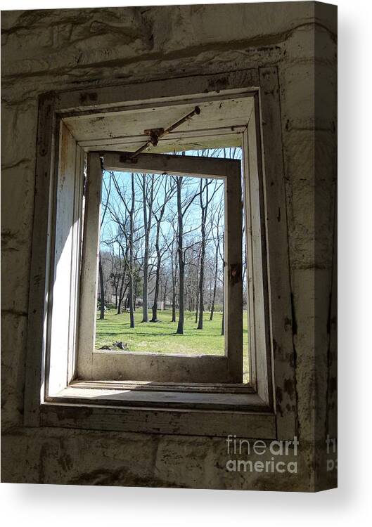 Thoroughfare Gap Canvas Print featuring the photograph Window To The World by Jane Ford