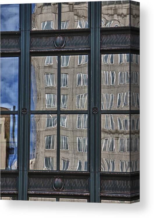 Windows Canvas Print featuring the photograph Windowplay by Jessica Levant