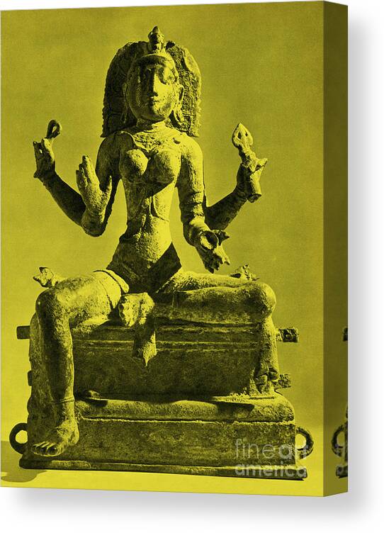 Kali Canvas Print featuring the photograph Kali #1 by Photo Researchers