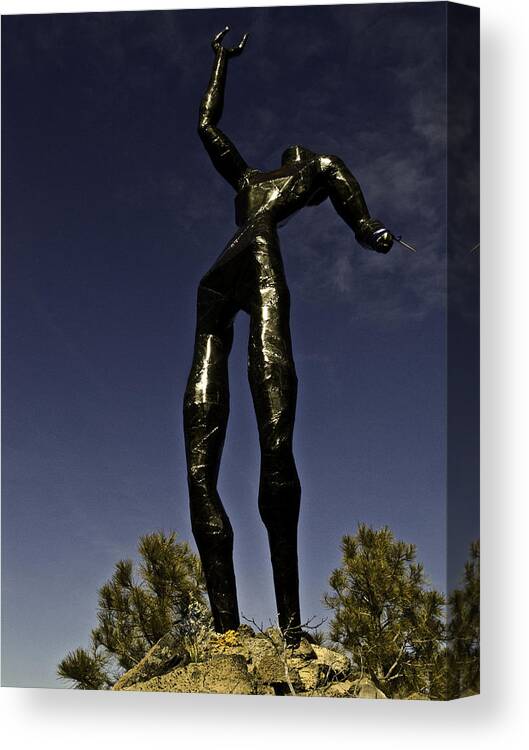Sculpture Canvas Print featuring the photograph All Wounded Warriors by Betty Depee