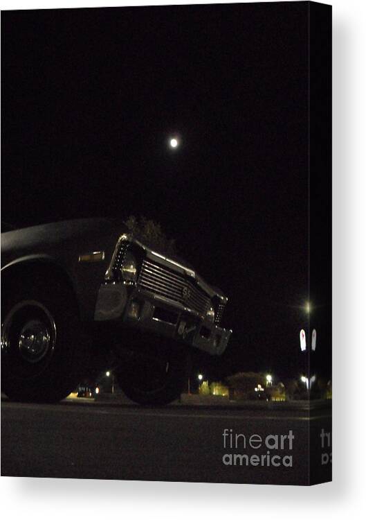  Canvas Print featuring the photograph Chevy's In The Night by Kip Vidrine