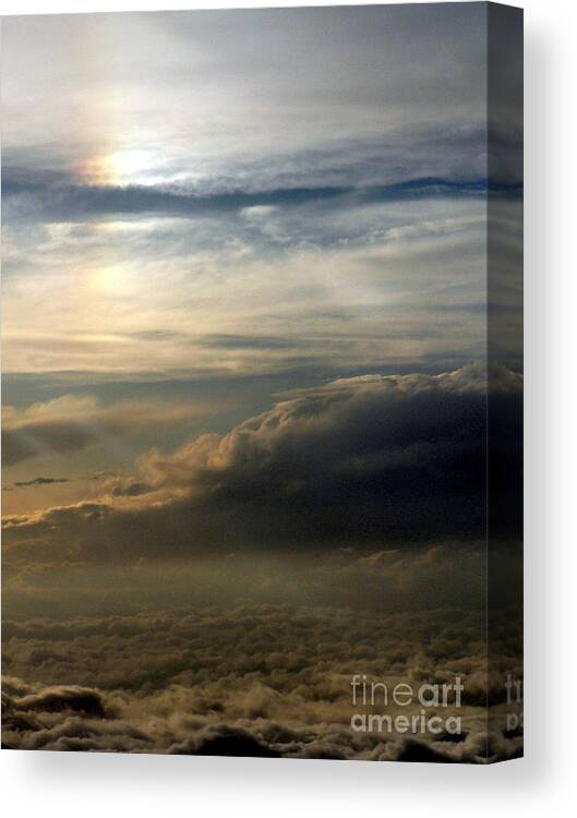 Clouds Canvas Print featuring the photograph Cloud Series 1 by Elizabeth Fontaine-Barr