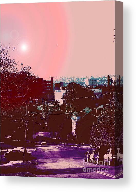 Apocalypse Canvas Print featuring the photograph End of the Road by Silvie Kendall