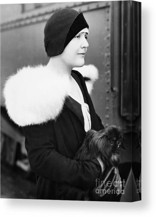 20th Century Canvas Print featuring the photograph Fannie Hurst (1889-1968) by Granger