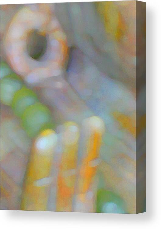 Abstract Canvas Print featuring the digital art Fearlessness by Richard Laeton