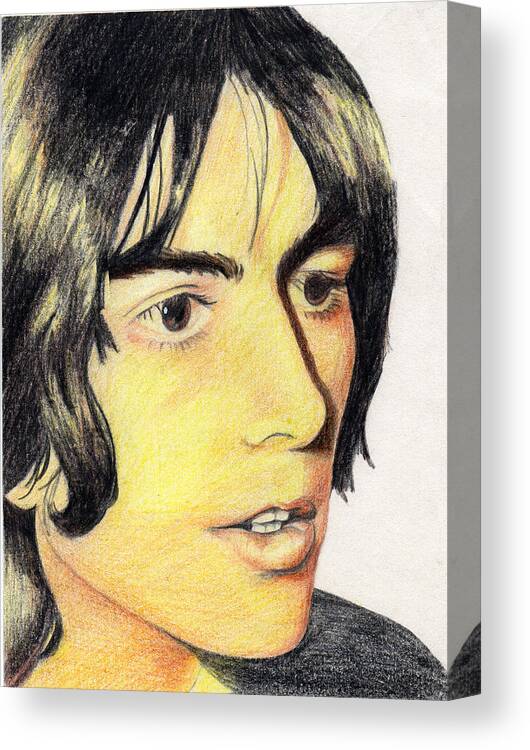 Beatles Canvas Print featuring the painting George Harrison by Jayne Kennedy
