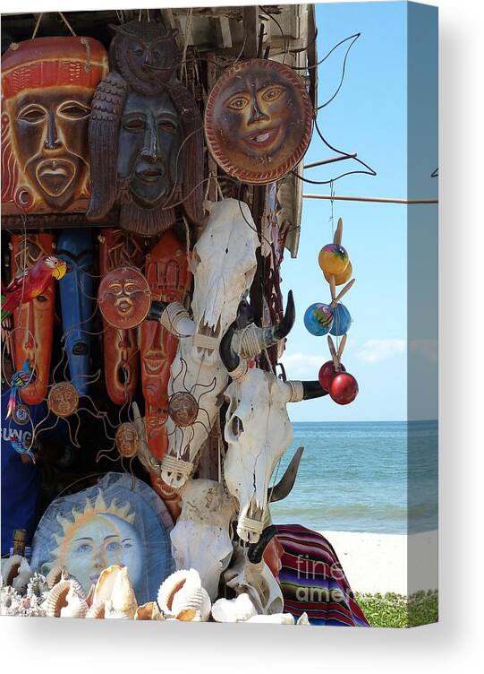 Travel Canvas Print featuring the photograph Mexican Still Life by Anna Duyunova